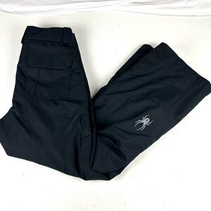 Spyder Men Medium Black Snowboard Ski Snow Pants Lined Insulated